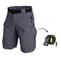 Herren kurze Cargo-Shorts mit 7 Taschen & gratis Gürtel – Taro