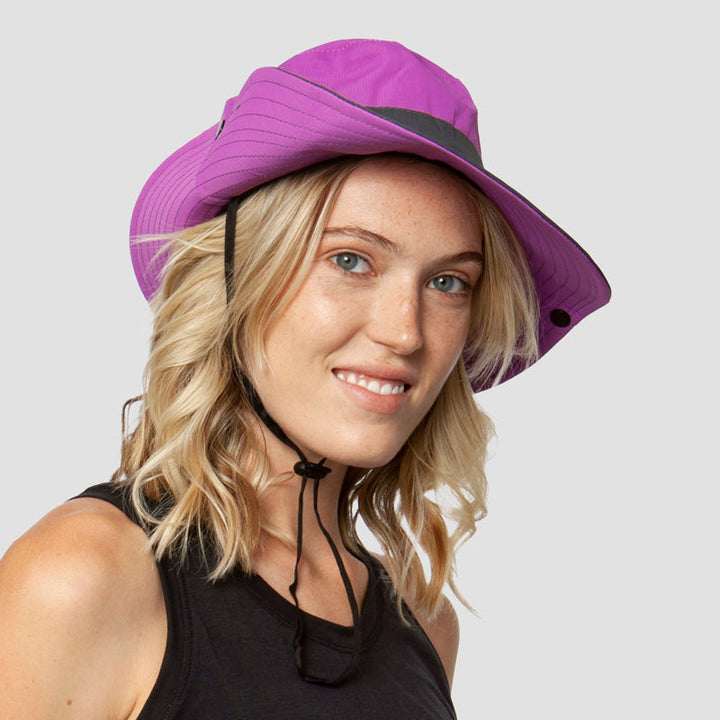 Breathable UV protection women's sun hat foldable with ponytail opening – Liane (Buy 1, Get 1 FREE)