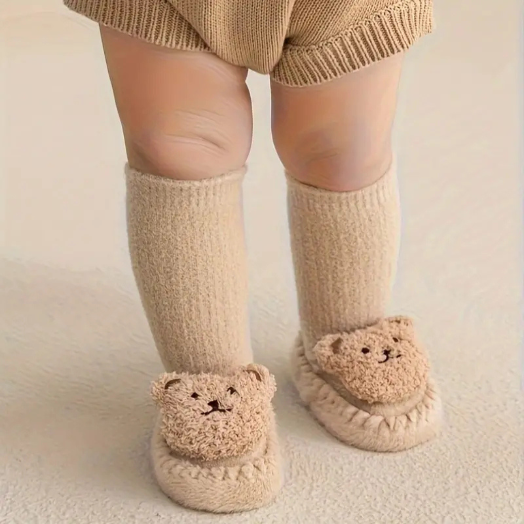 Children's House Slipper Socks with Bears – CozyBear