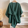 Damen-Umhang mit winddichtem Design – Celeste