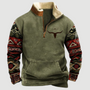 Vintage Fleece-Winterpullover mit Reißverschluss für Herren - Felix