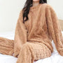 Olivia Gerippter Pyjama | Weicher Loungewear