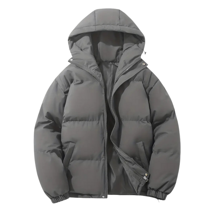 Gepolsterte Herren-Pufferjacke mit Kapuze – Elias