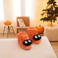 Kinder-Halloween-Schlappen mit Cartoonmuster – SpookySteps