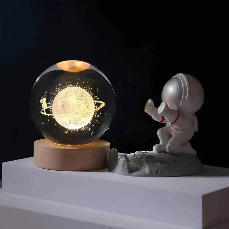 3D-Gravierte Kristallkugel - Celestia