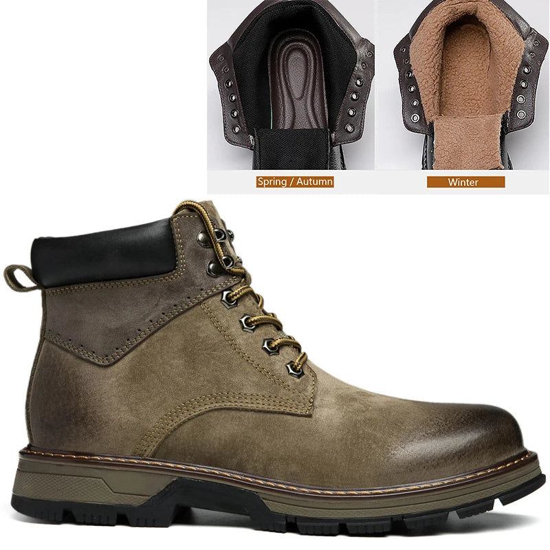 Leather Winter Shoes | Genuine Winter Warmers