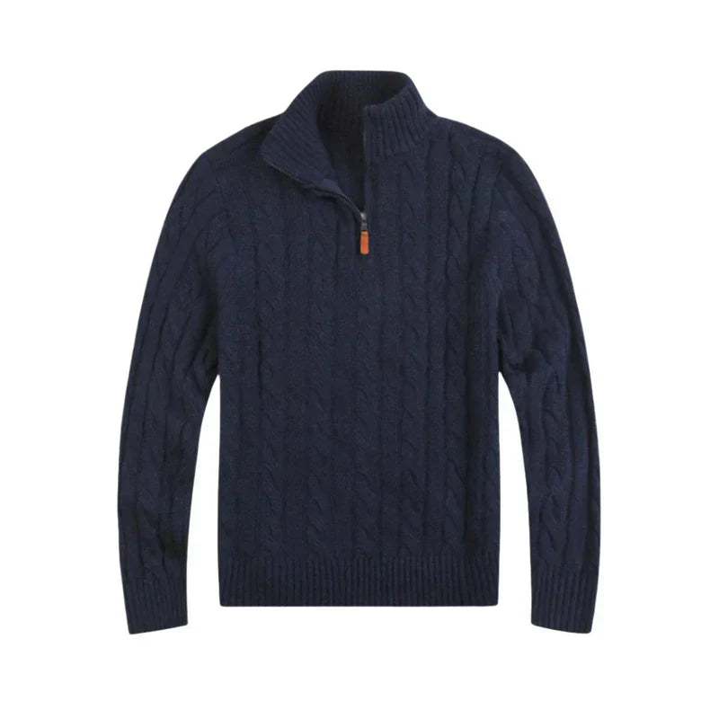 Klassischer Zopfmusterpullover für Herren - Henry