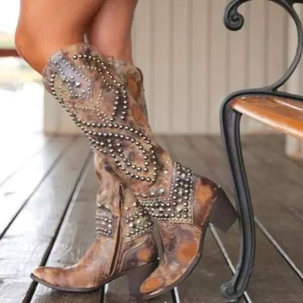 Orthopädische hohe Stiefel für Damen - Selena