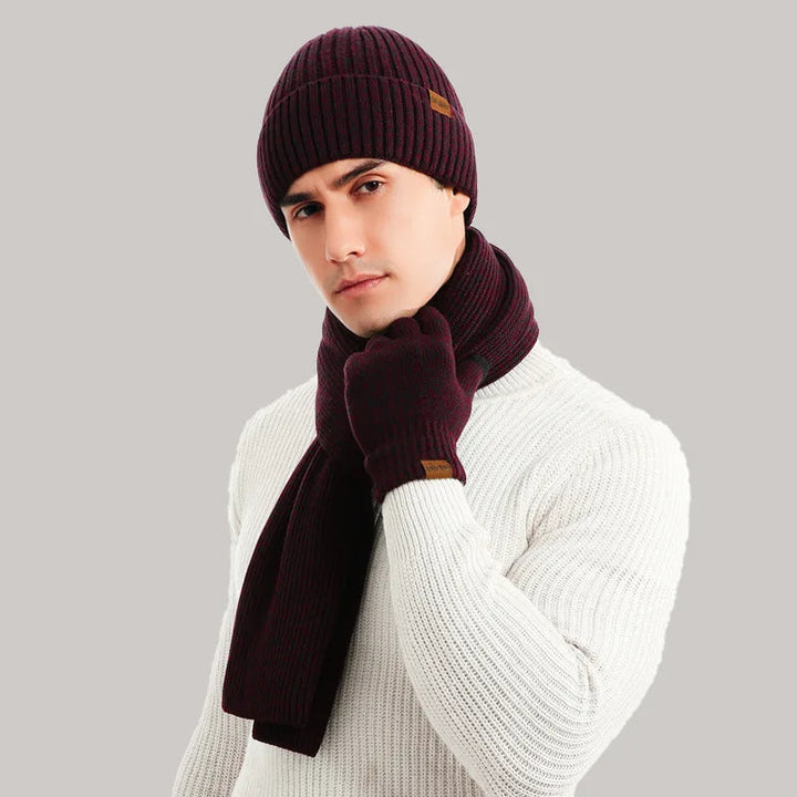 Stoere Winterset | Met stoere muts, sjaal en handschoenen!