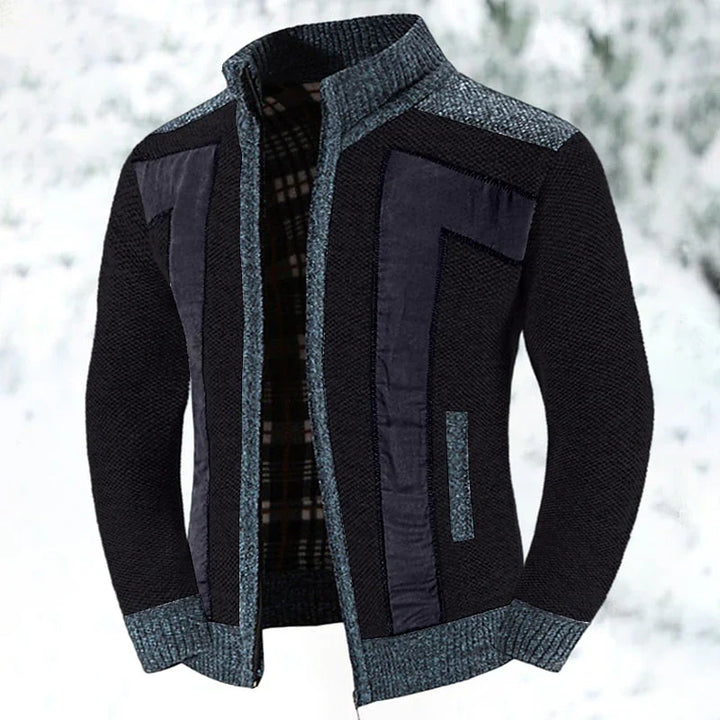 Wolljacke mit Reißverschluss und Pullover - Leon