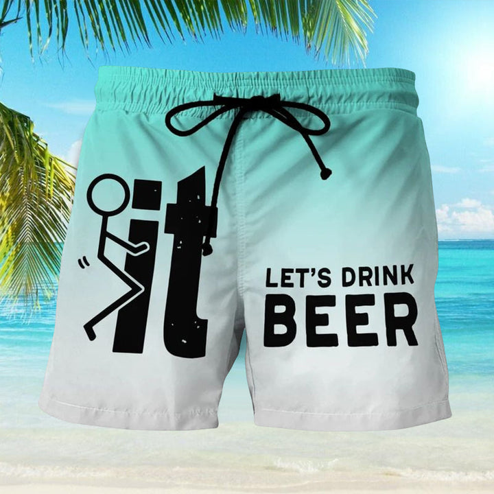 Hawaii Heren Zwembroek met Elastische Taille – Fabio