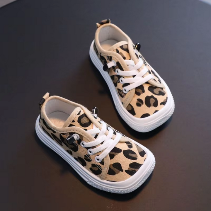 Children's Sneakers with Leopard Print – WildStep