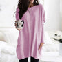 Oversized Damenpullover mit Taschen – Yara