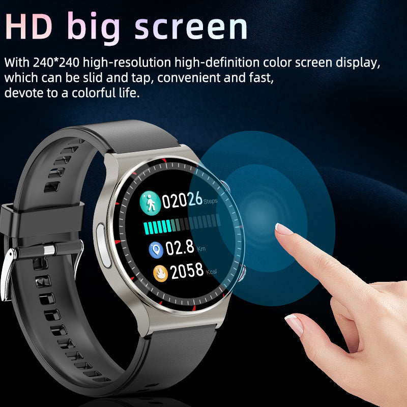 EKG Smartwatch met bloedzuurstof- en hartslagsensor – CardioTrack