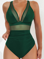 Damen Badeanzug mit Mesh und Push-up-Effekt – Chiara