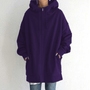 Bequemer Damenpullover mit Kapuze - ComfyHood