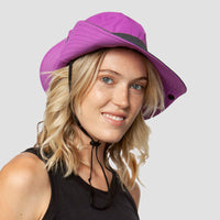 Breathable UV protection women's sun hat foldable with ponytail opening – Liane (Buy 1, Get 1 FREE)