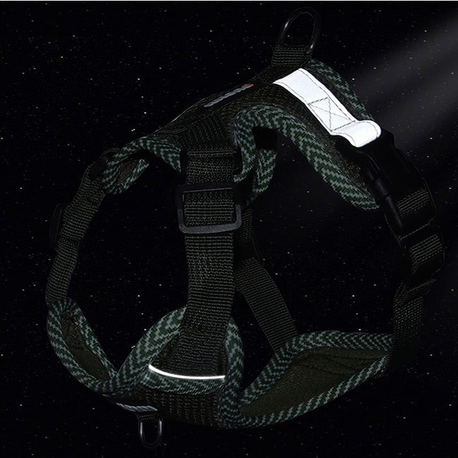 Reflecterende Tuig en Riem Set voor Kleine Honden - AirFlex