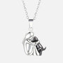 Forever in Your Heart Dog Hug Pendant Necklace 3