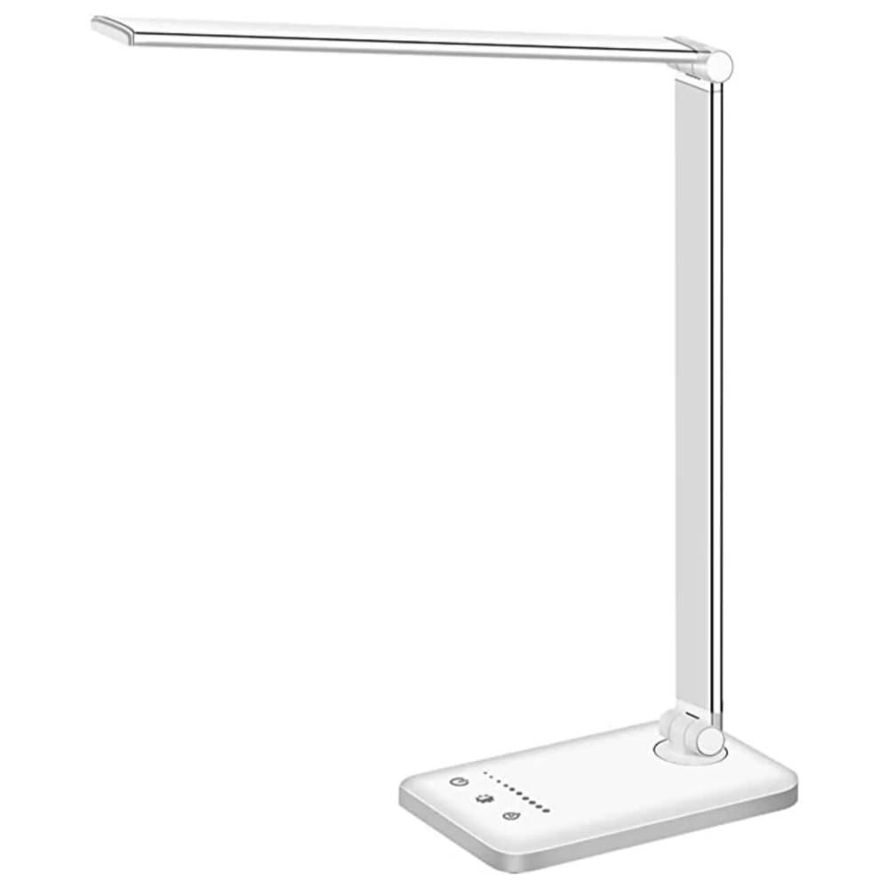 Moderne Instelbare LED Bureaulamp met USB Oplaadpoort - BrightEase