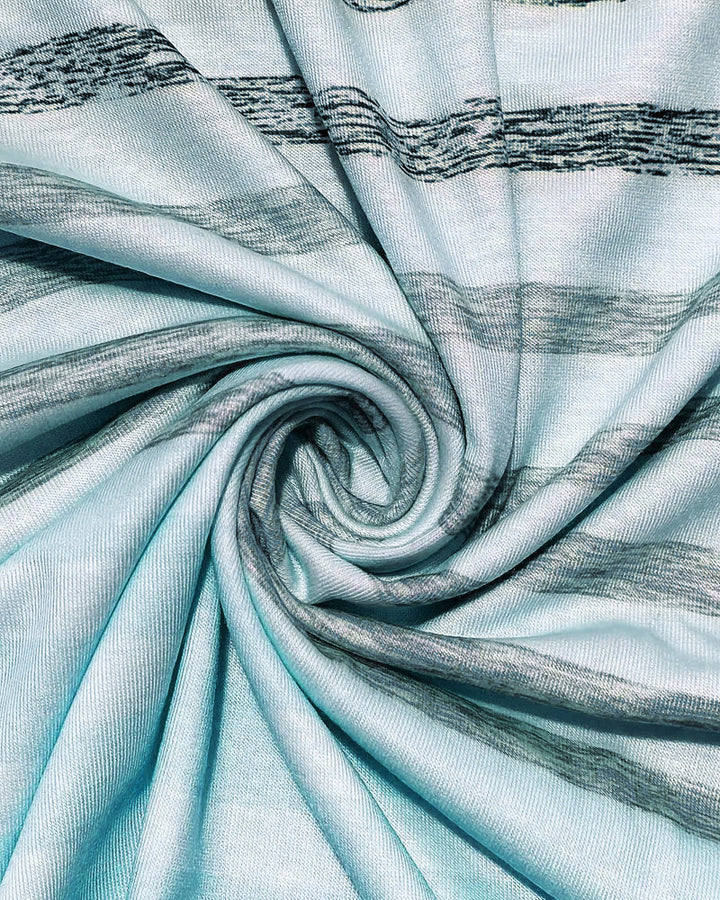 Gestreept dames T-shirt met ronde hals en kleurverloop – Melia