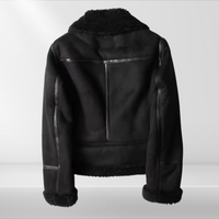 Dames Sherpa Bomberjack van fleece met rits – Amira