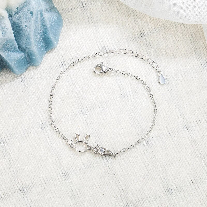 Rabbit Pendant Bracelet | Minimalistic and Cute