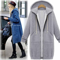 Lässige Lange Damenweste - CozyZip