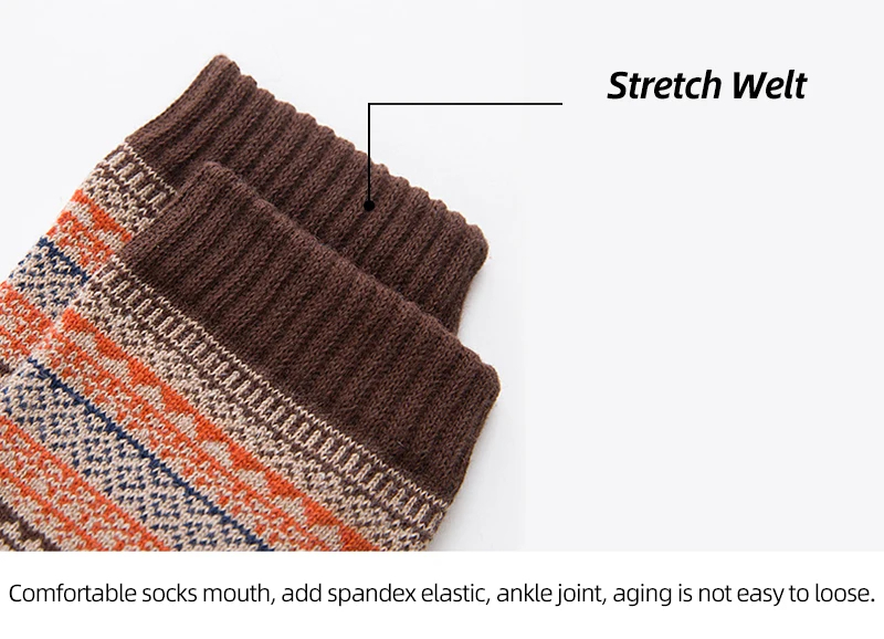 Retro Woolies Set | Warme und bequeme Socken mit stilvollem Design