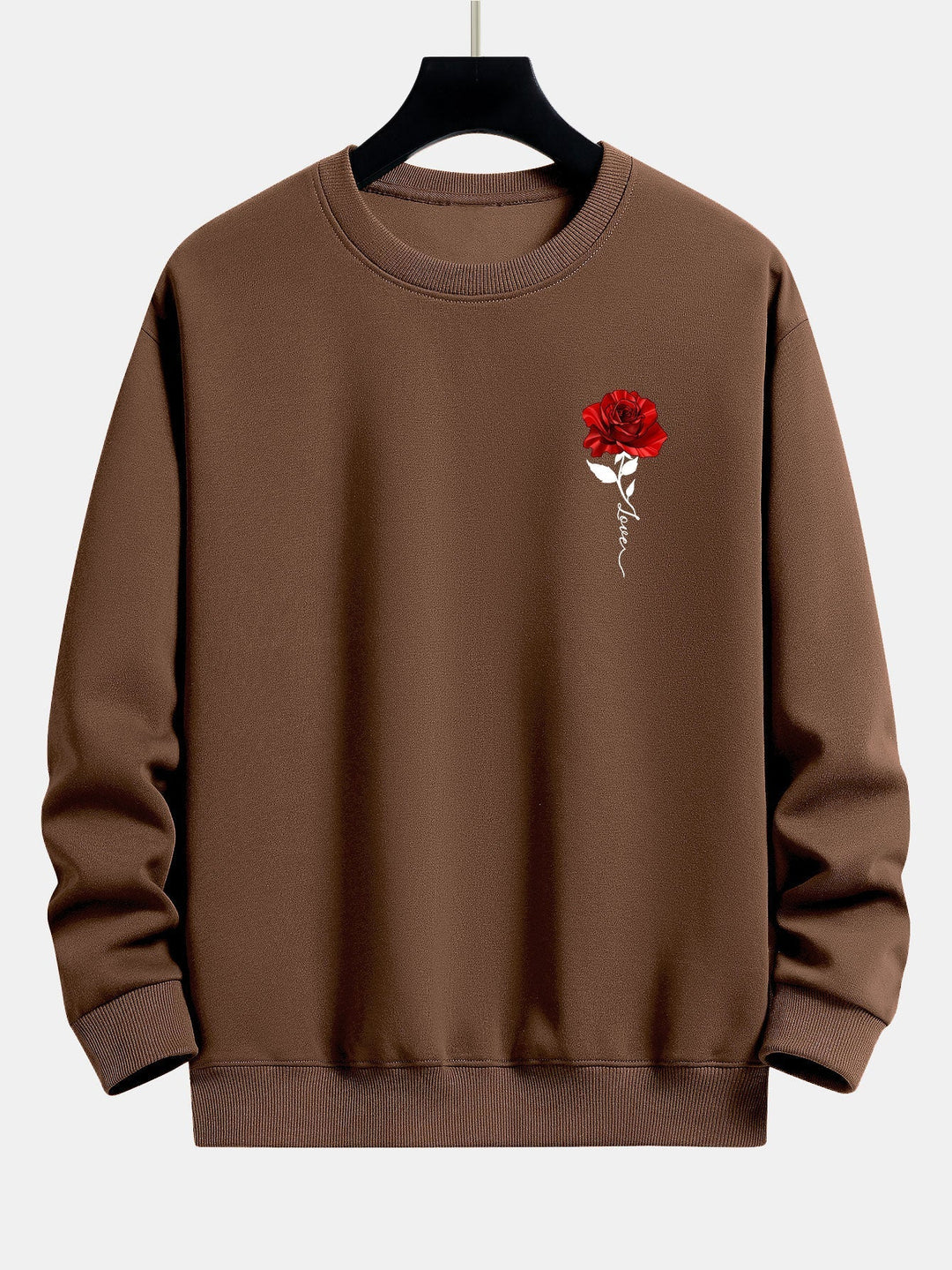 Damen-Sweatshirt mit Rosenmuster - Amelia