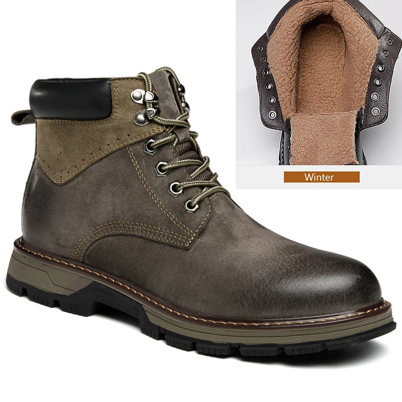 Leather Winter Shoes | Genuine Winter Warmers