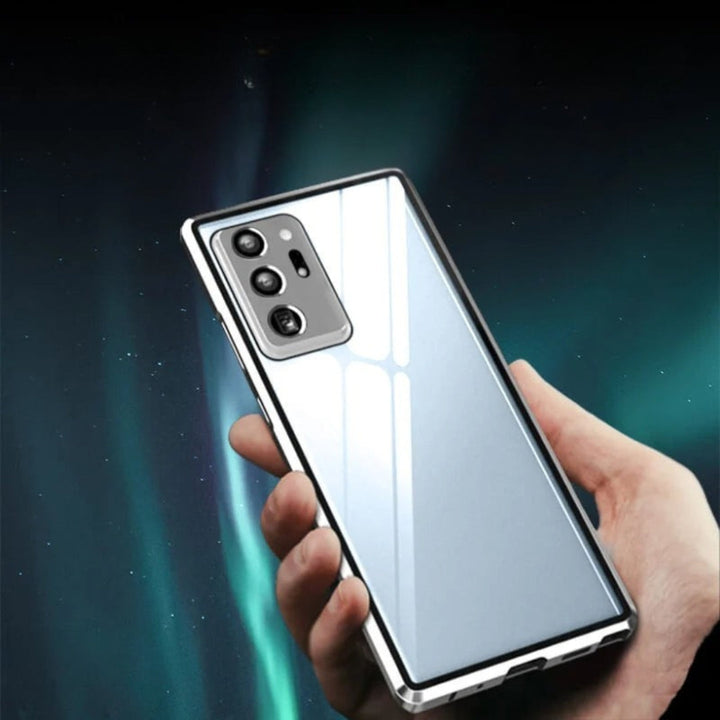 Magnetische dubbelzijdige Glasschermbeschermhoes – ClearLock (1+1 GRATIS)