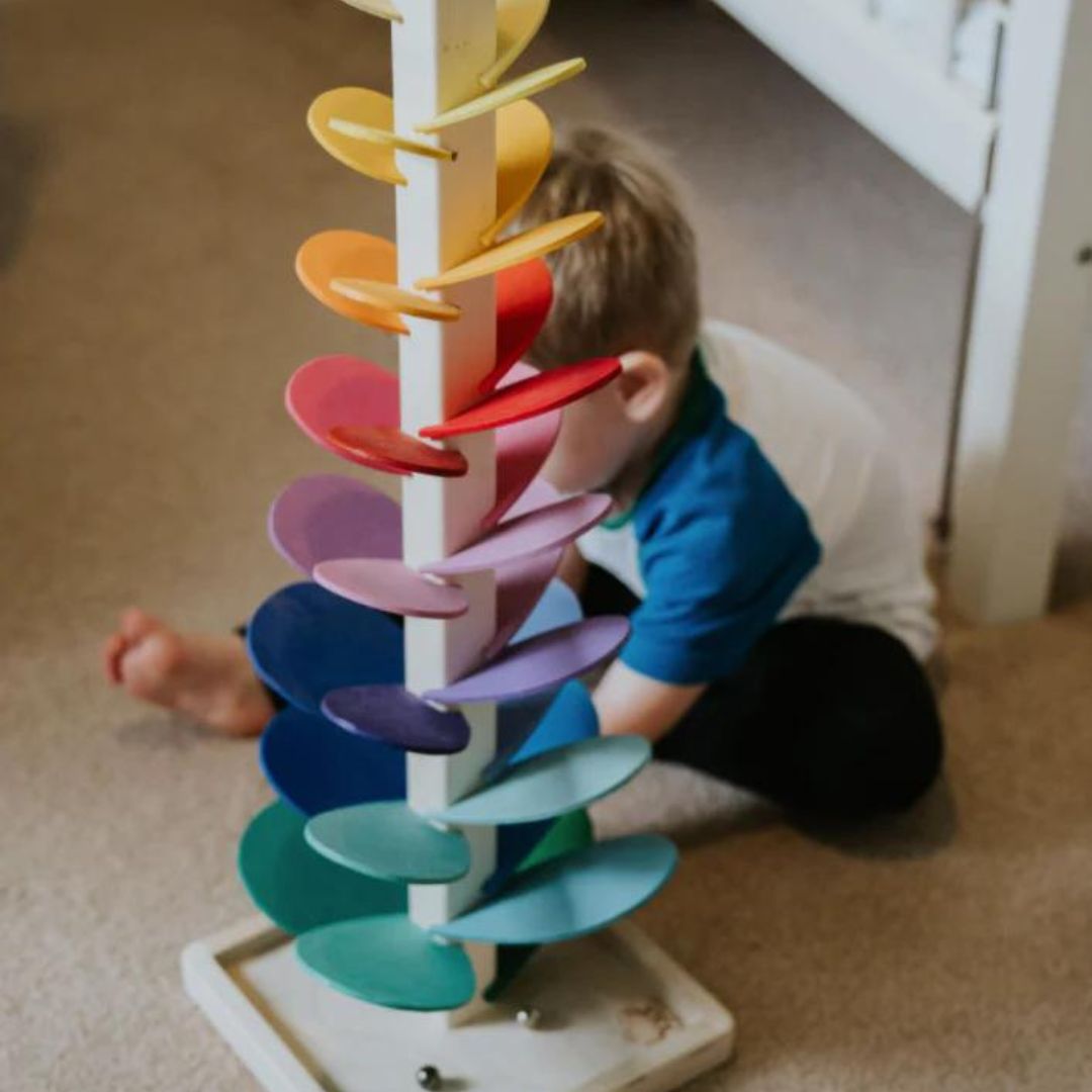 Interactive Rainbow Marble Sound Tree - Luca