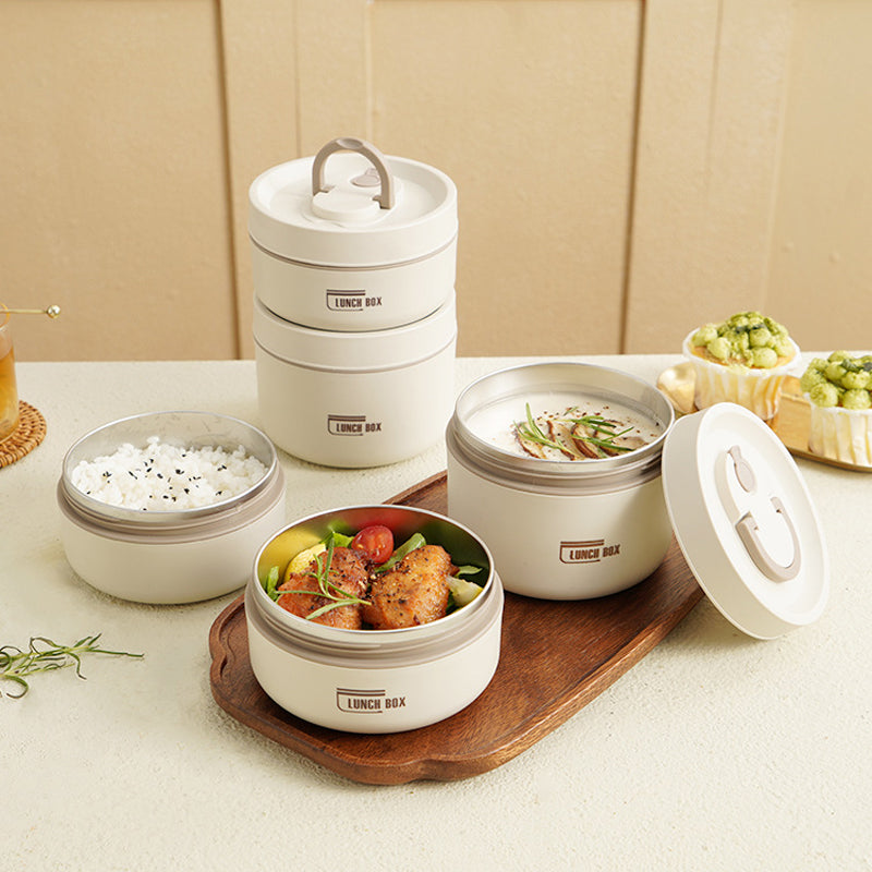 Mehrlagige isolierte Lunchbox mit GRATIS Tragetasche - ThermoBox