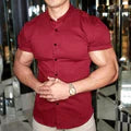 Slim Fit Men's Short Sleeve Shirt - Luca