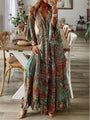 Boho Maxikleid mit fließender Passform & Details – Amira