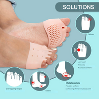 Therapeutische Zehenspreizer mit Polsterpads – Podiora