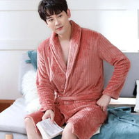 SnuggleUp Bathrobe | Fleece Bathrobe for Men