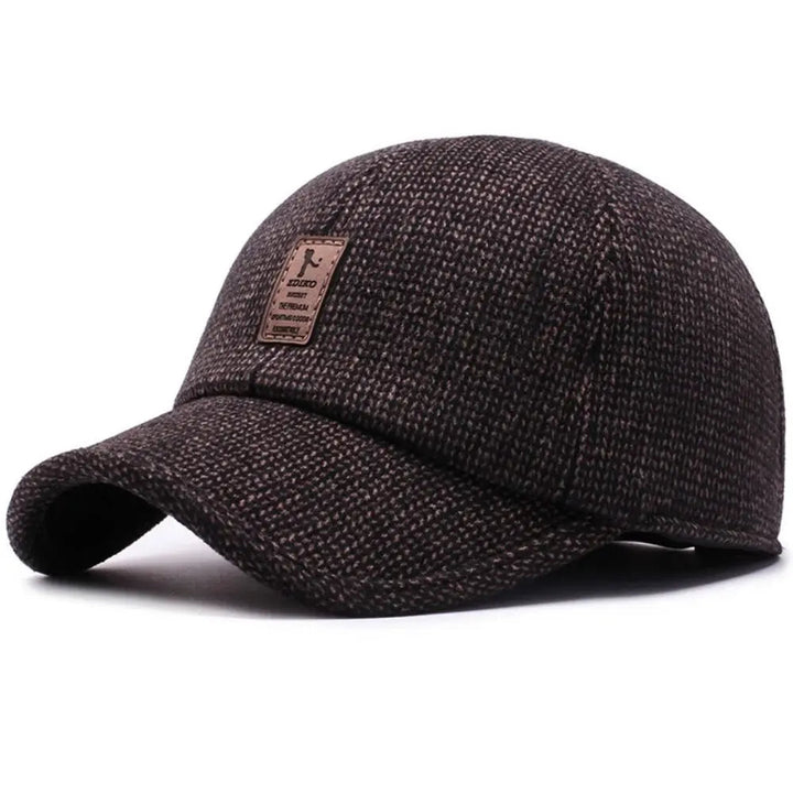Classic Winterpet | Nostalgische wollen snap cap