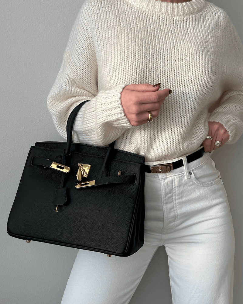 Stilvolle Lederhandtasche - Liana