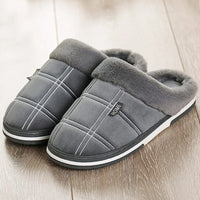 Check Slip-ons | Velvet-soft checked slippers