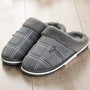 Check Slipper | Samtweiche karierte Pantoffeln