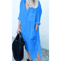 Fließendes und Bequemes Langes Sommerkleid - Mila