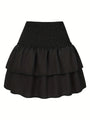 Amelia Rock | Gefaltete Taille | Gestufter Saum | Modisch