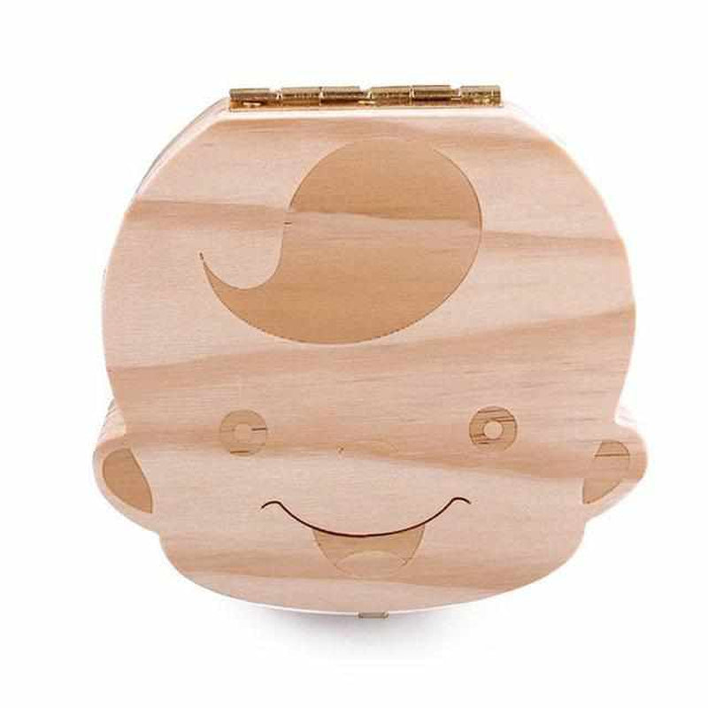 Holz-Zahndose für kostbare Erinnerungen - ZahnSchatz (1+1 GRATIS)