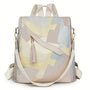 Checkered Anti-Theft Backpack with Multiple Pockets 10