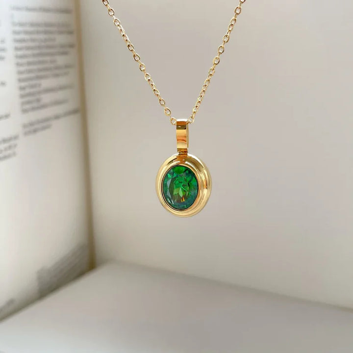 Vintage Edelsteinkette - Celeste