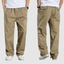 Gerade Herren Cargohose mit elastischem Bund - Odin