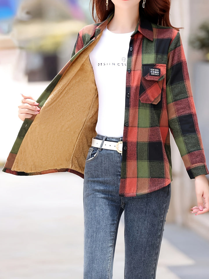 Gefütterte Casual Damenbluse - Nora