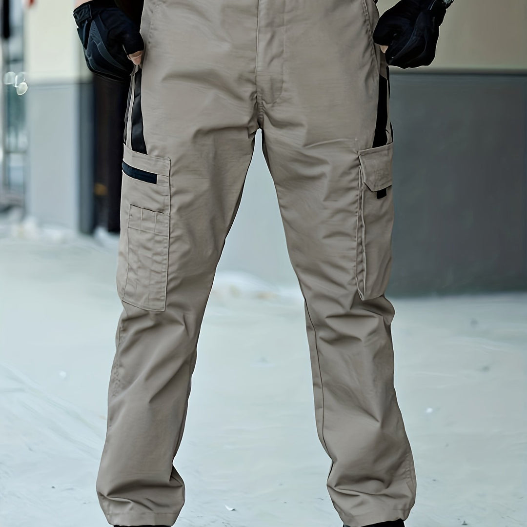 Trendige Unifarbene Herren Cargo Hose - Lars